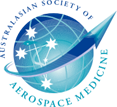 Australasian Society of Aerospace Medicine logo. This will take you to the homepage